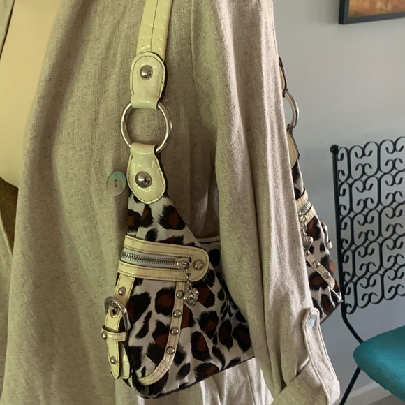 Kathy Van Zealand Y2K Shoulder Bag Cheetah Print - Picture 3 of 5